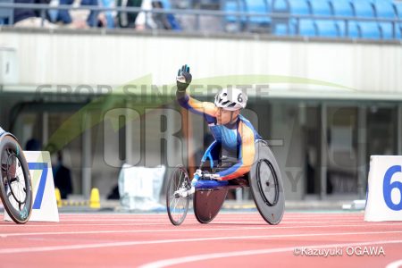 サムネイル：20230430 第34回日本パラ陸上競技選手権大会 生馬 知季 800m①