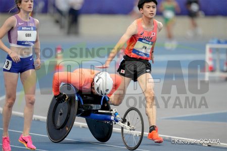 サムネイル：20230717 パリ2023世界パラ陸上競技選手権大会 生馬知季 ユニバーサルリレー決勝①