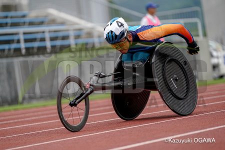 サムネイル：20230910松永 仁志中国・四国パラ陸上競技大会_400m