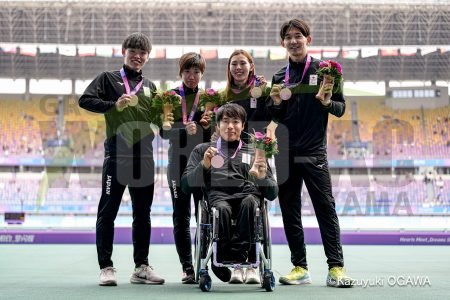 サムネイル：20231028_杭州2022アジアパラ競技大会_生馬知季(T54)_4×100mリレー決勝 