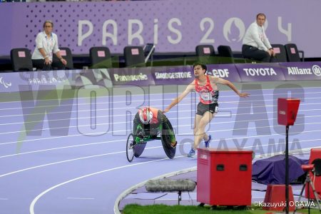 サムネイル：20240906パリ2024パラリンピック 生馬知季 4×100mユニバーサルリレー 決勝 ①