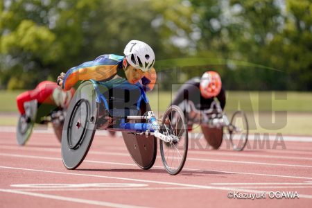 サムネイル：20230416　愛知パラ陸上競技フェスティバル　生馬 知季 100m①