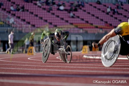 サムネイル：20220514 ジャパンパラ陸上競技大会 松永 400m③